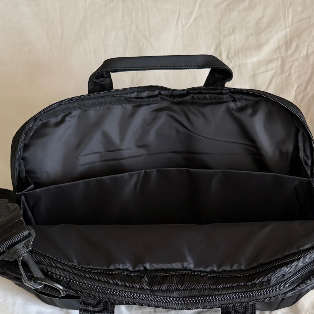 Cango Shoulder Laptop Carry-On Business Large Messenger Bag, Black,New.